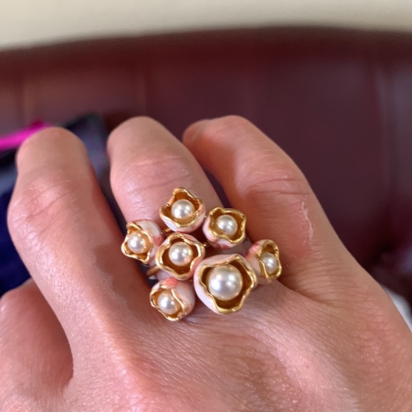 COPY - NWT “pearl bud” stacking rings” - Picture 2 of 6